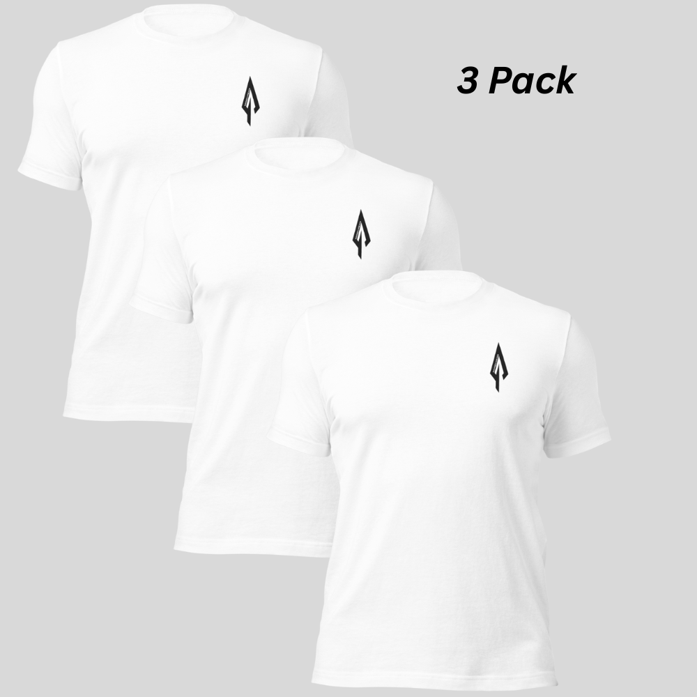 Tip of the Spear- Everyday wear (3 Pack White)